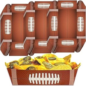 Football Disposable Paper Trays| (5...