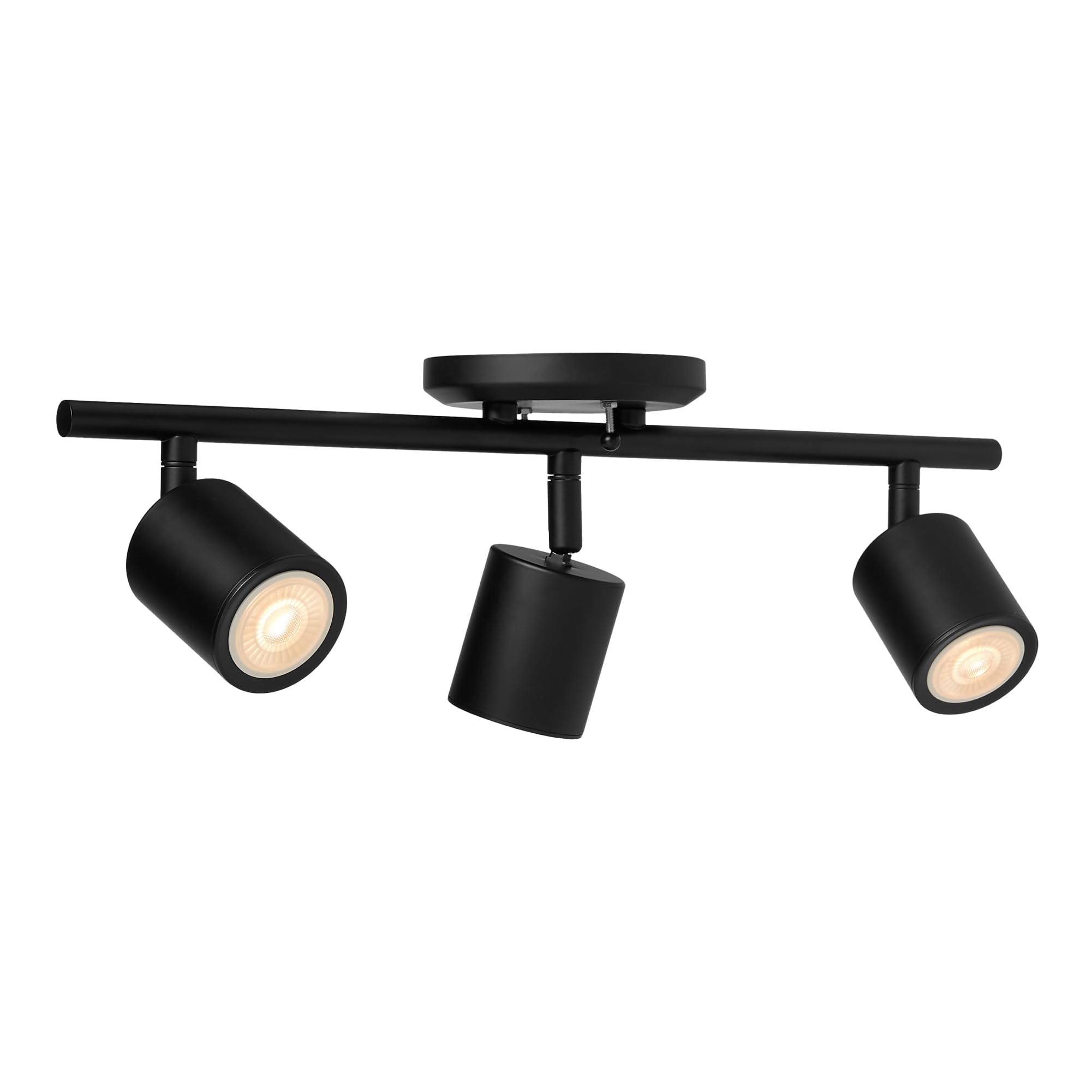 Amazon Basics 3-Light Track Lighting Kits, 50.8 x 12.7 x 17.8 cm, 1 Pack, Black