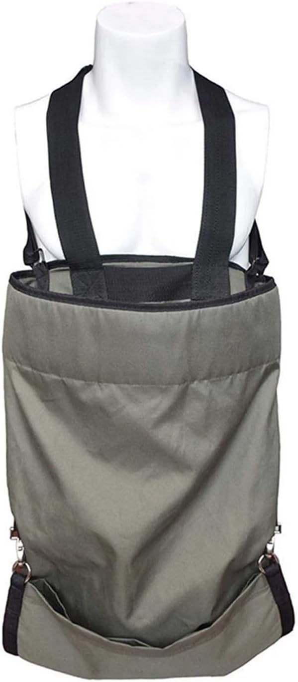 Gardening Apron Collapsible Fruit Gathering Bag Comfortable and Adjustable Strap for and Beach Tools Collecting