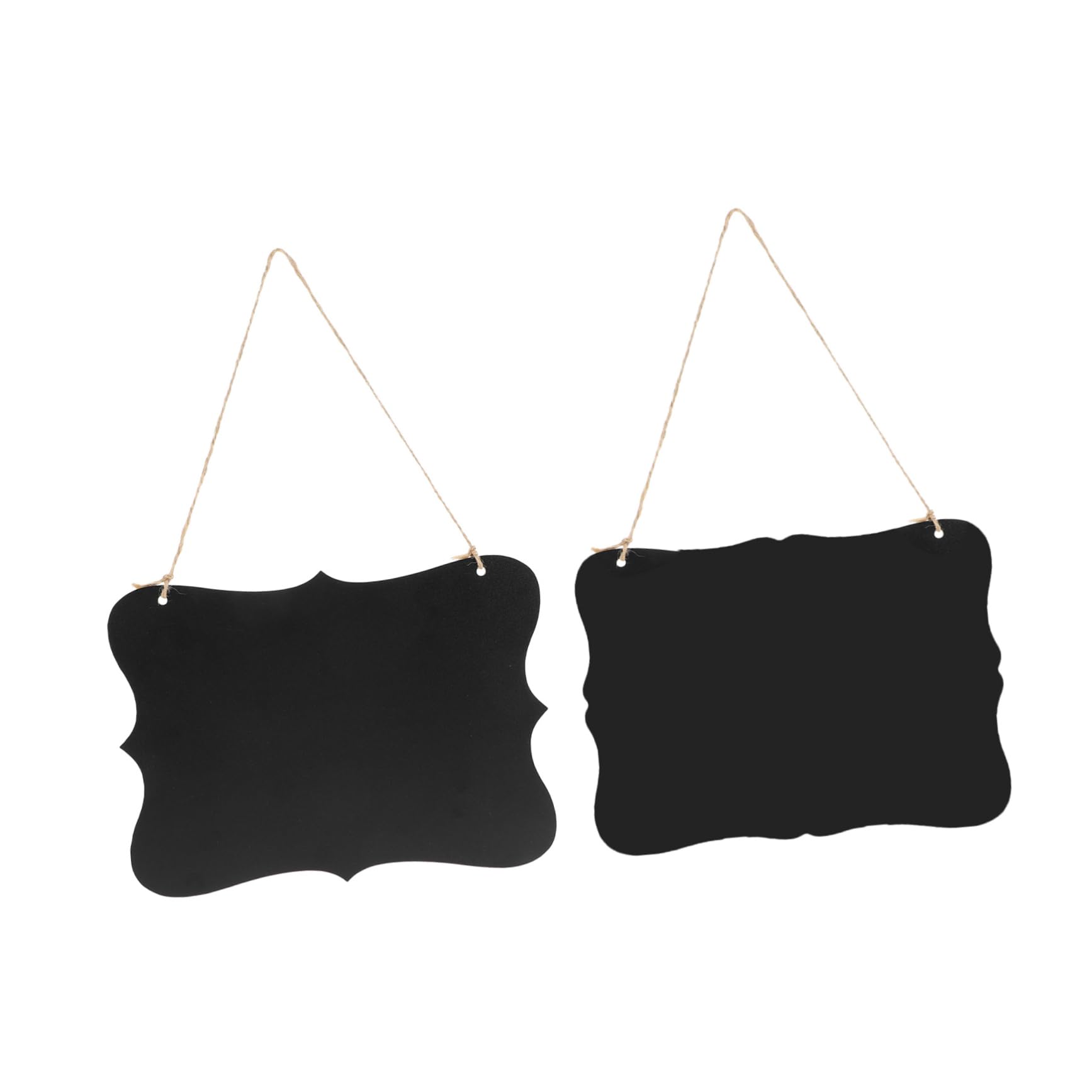 Ciieeo 2pcs Wooden Blackboard Pendant Small Chalk Party First Christmas Decor Kindergarten Love Door Hanging Ornament Door Hanging Blackboard Outdoor Decoration Message Board Letters