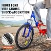 VEVOR Folding Adult Tricycle, 20-Inch 7-Speed Adult Folding Trikes, Carbon Steel 3 Wheel Cruiser Bike with Large Basket & Adjustable Seat, Shopping Picnic Foldable Tricycles for Women, Men, Seniors #4