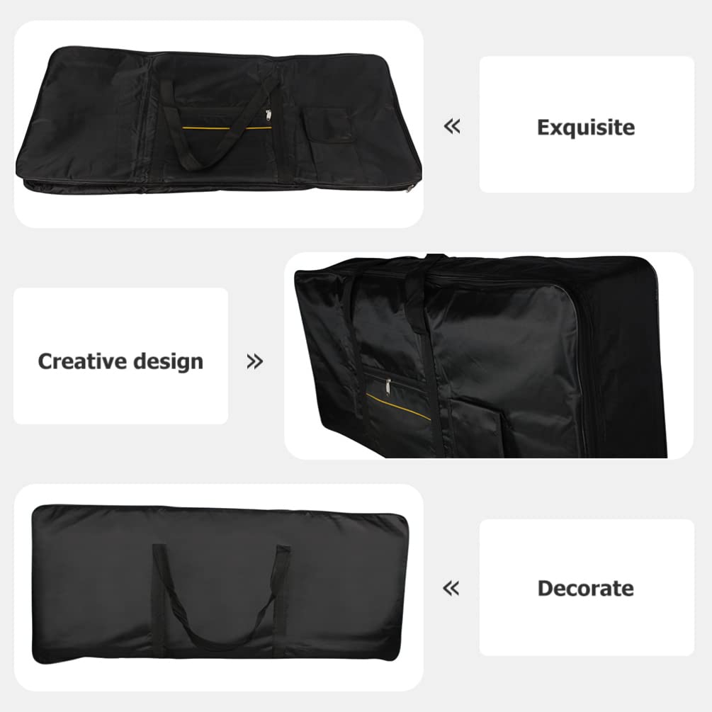 SUPVOX Borsa Moda Tastiera per Nero o Tasti Oxford Elettronica 61 da Comoda Trasportare Zaino, Design alla come per Viaggi