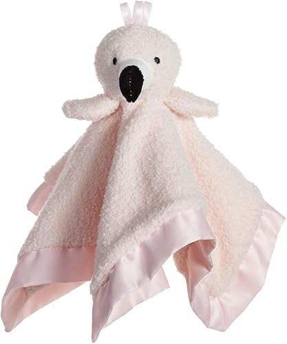 Apricot Lamb Manta de seguridad de animales de peluche con diseño de flamenco, manta de personaje para guardería, de lujo, para acurrucarse, para