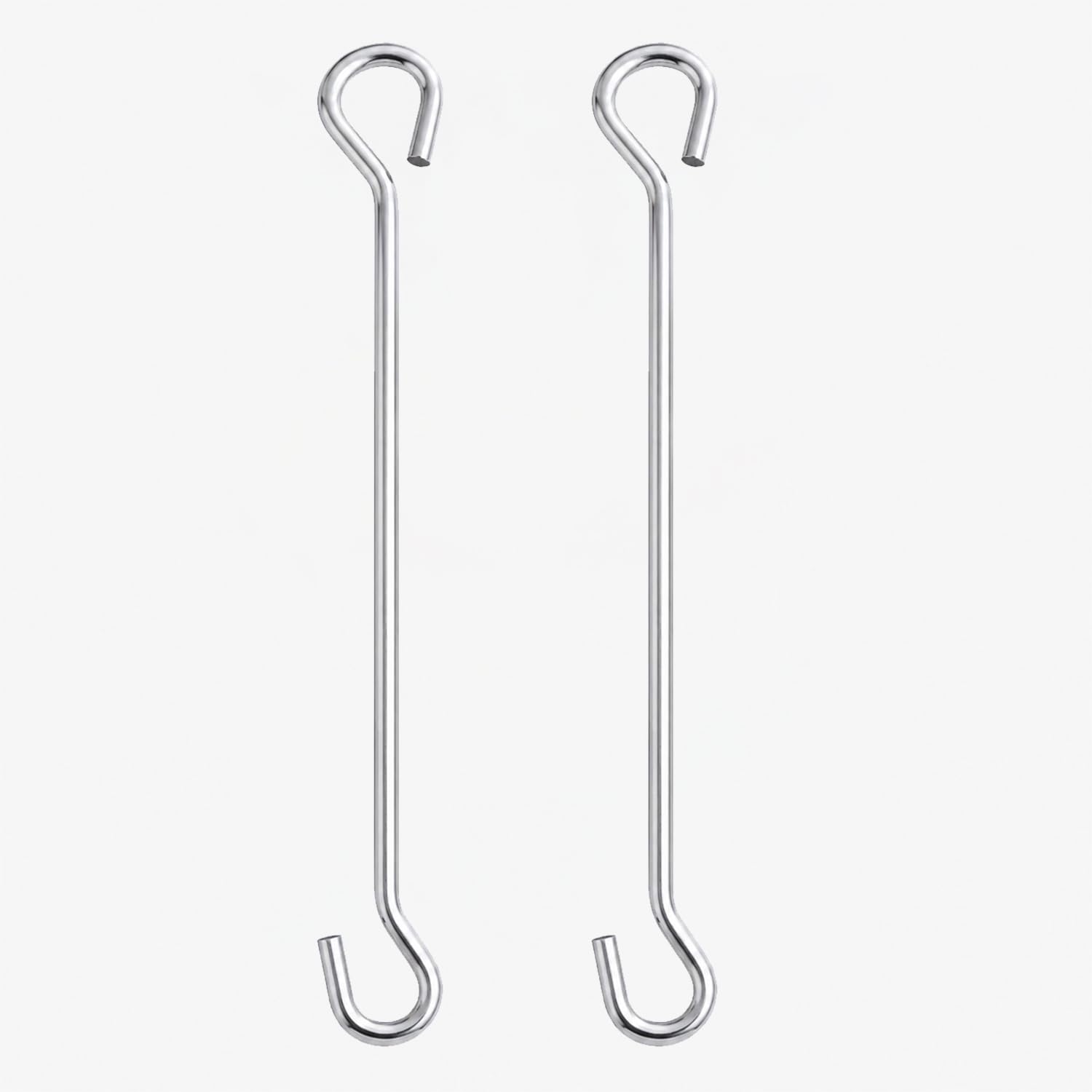 KAAHIRA Metal Hanging Accessories Set for Hammock Swings Chairs, Porch Swings Boxing Bag and Hang Any Article | Heavy Duty - Rod 12" - Nickel Coated (2 Rods)-image-49