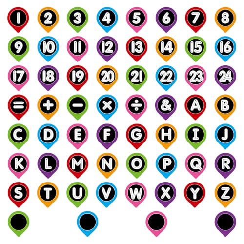 FLYAB Line Up Spots for Classroom Floor - 60 Pcs