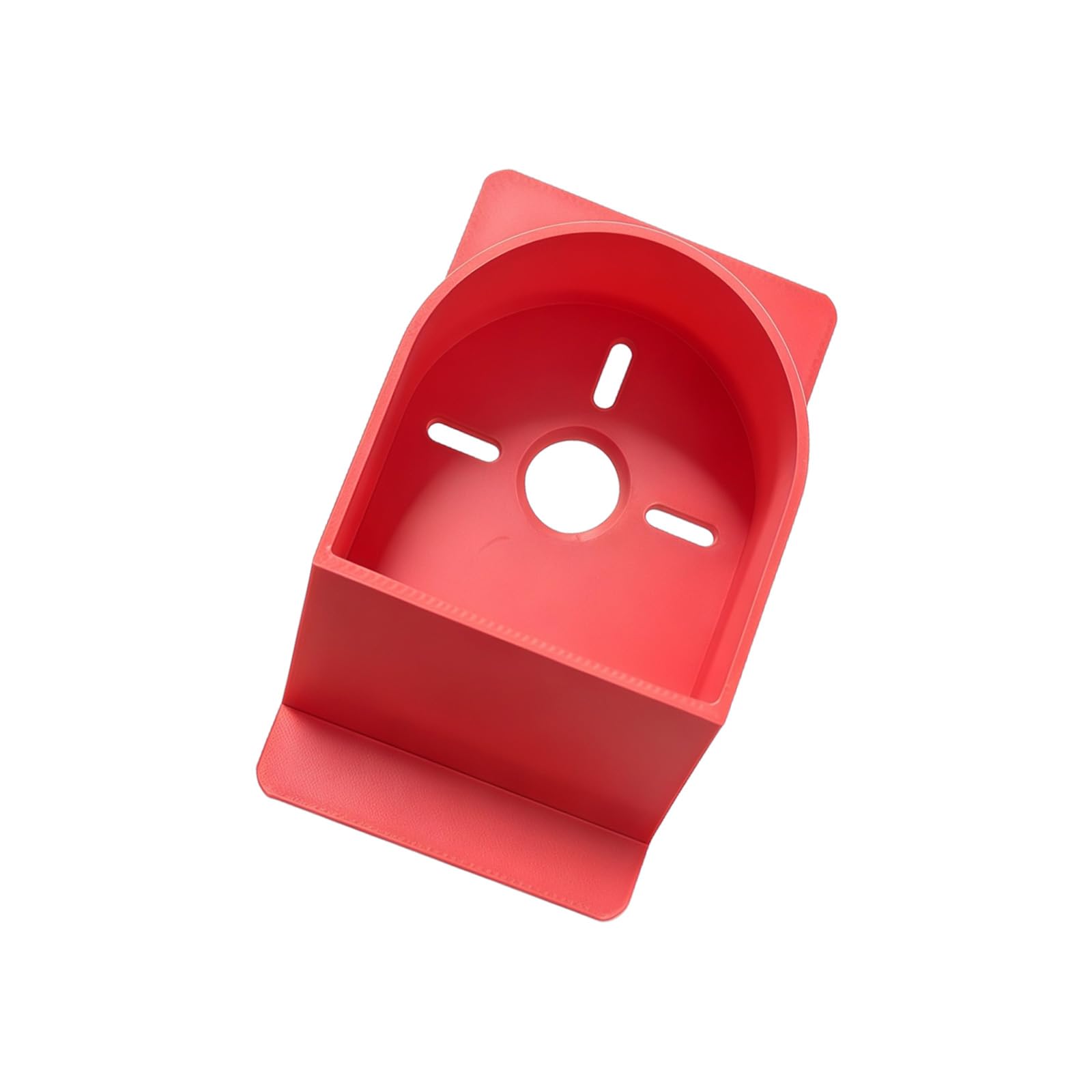 Mekalero Red Drill Debris Collector Cup Molded Wall Hole Guide For Cleaner Drilling, Home Maintenance, And Indoor Installation Hole Drilling Debris Cup Wall Collector Guide Maintenance Installation Molded Drill