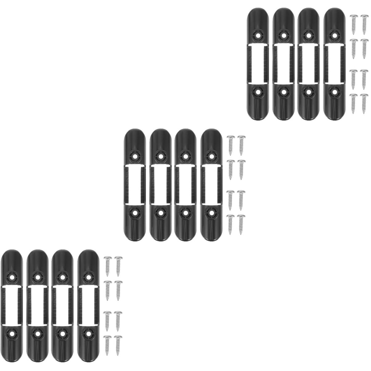 ibasenice Paddelschnalle Kajak Paddelhalter Clip Universeller Paddelhalter Paddelklemme Für Kanus Halter Für Paddelhalterung An Deck Montierte Paddelklemme Paddel-Clip Plastik Black