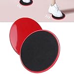 Core Sliders for Working Out Core Sliding Discs Exercise Glider Discs Dual Sided Exercise Discs Fitness Equipment for Women Men Teens Abs and Core Home Travel Exercise Sliders 2 Pack Red and Purple - Image 4
