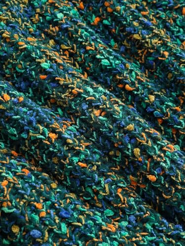 CIDER Colorful V-Neck Knit Cardigan: Green, XL3