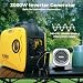 Aceup Energy 2000 Watt Petrol Inverter Pure Sine Wave Generator for Camping