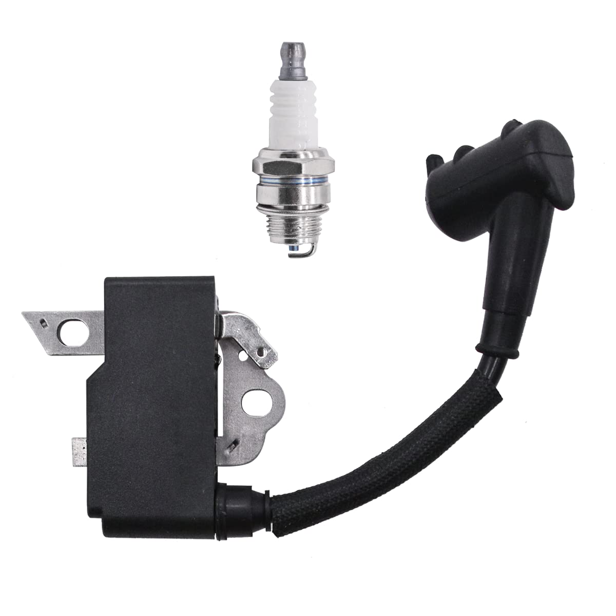 Cylinman Ignition Coil Fit for Echo CS370 CS400 CS420 CS-370 CS-370F CS-400 CS-420ES CS-400F Fit for Shindaiwa 402S Replaces A411000264 Chainsaw With Spark Plug