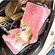 Fayemint Hundedecke Rückbank, Hundedecke mit Anschnallgurt Hund, Hunde Autositz Hundesitz, für Kleine Mittlere Hunde (Rosa)