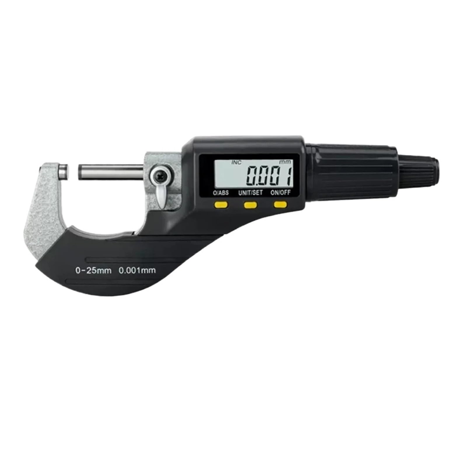 Mikrometr Cyfrowy 0-25mm 0.001mm Metryczny/Cal Elektroniczny Zewnętrzny Suwmiarka Grubości