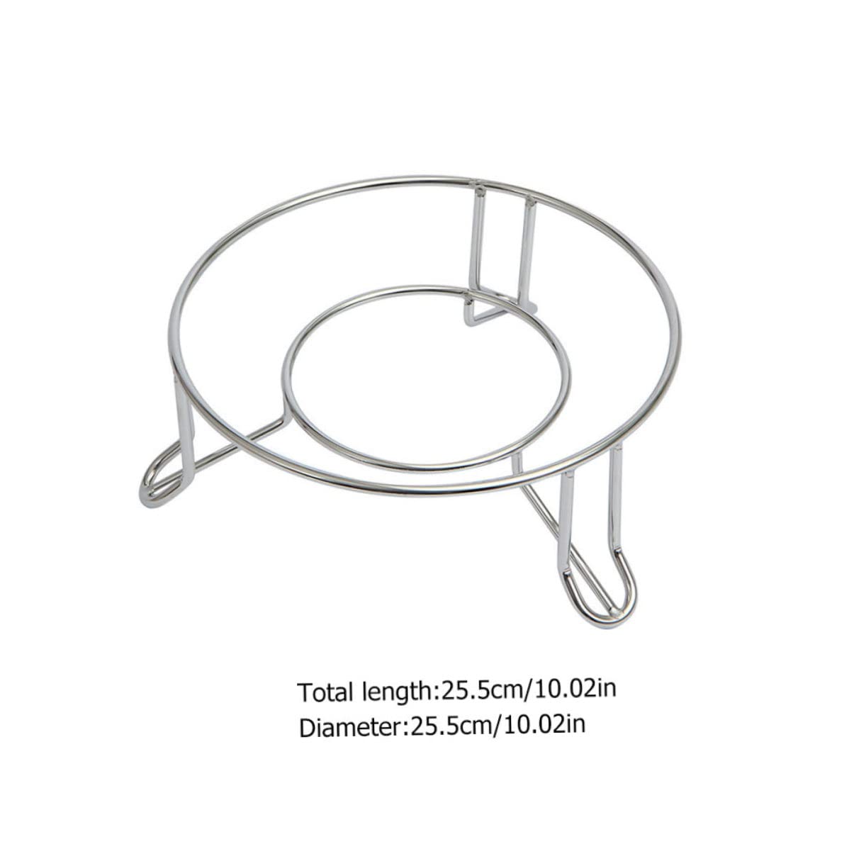 KICHOUSE 1pc Stainless Steel Pot Rack Organizer Heat Insulated Multi Kitchen Gadget Stand for Holding Pots Pans Versatile for Cookware for Kitchen Storage Protection