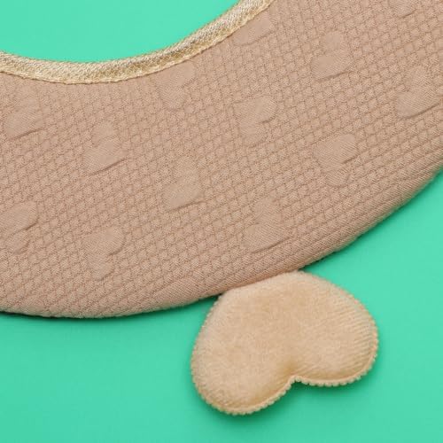 Plush Warm Toilet Seat Cover with Handle Khaki for Bathroom Home - 3