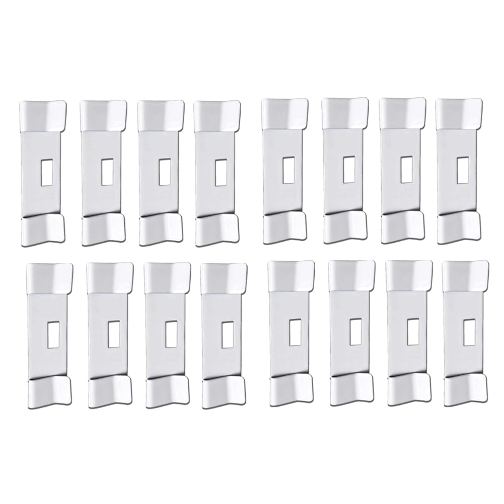 UDSKNV[KSL For Vertical Blind Slats Replacement Tabs 16pcs-Metal Repair Vane Savers for Vertical for Blinds