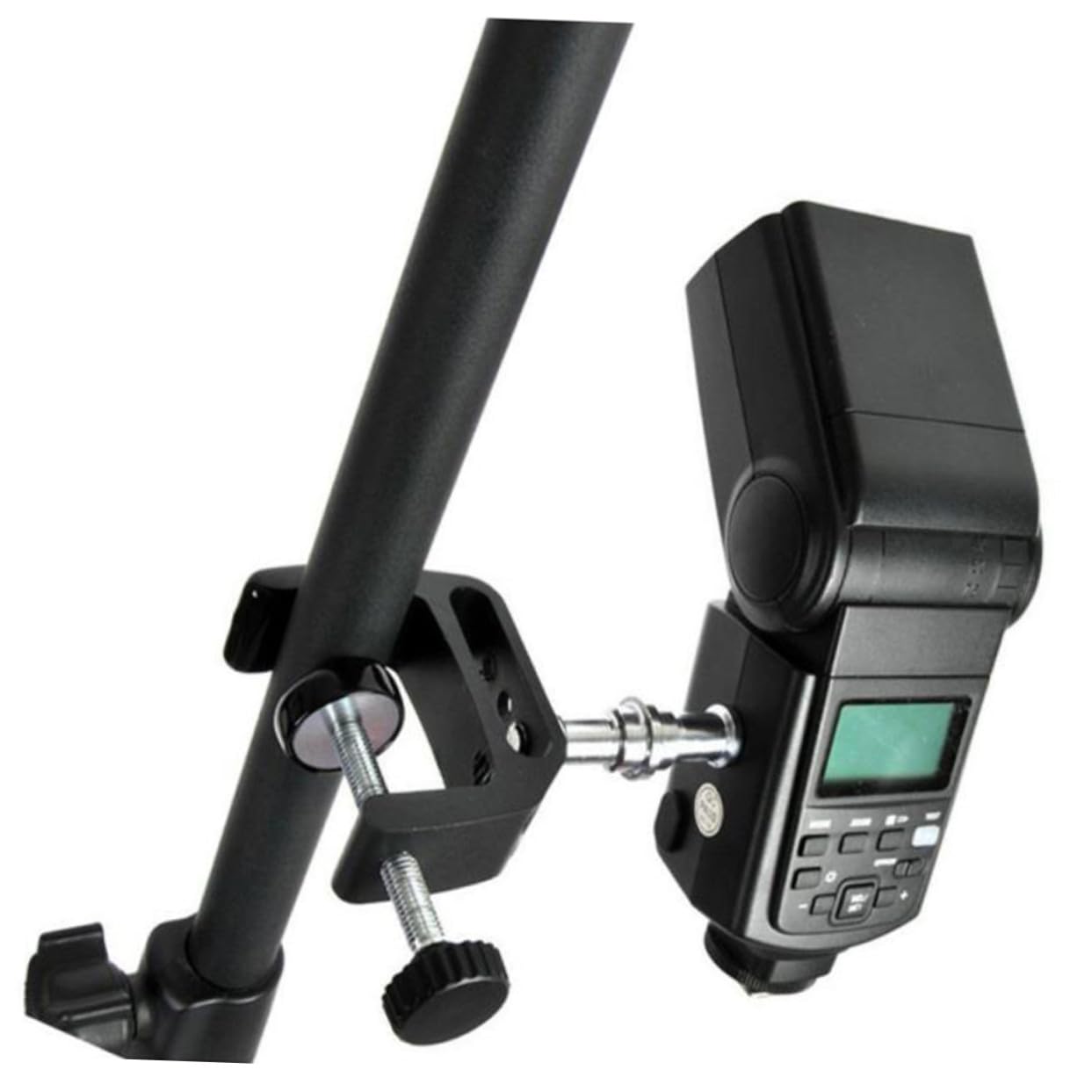 Soporte Práctico para Clarinete Abrazadera Multifuncional de Abs y Metal, Soporte Cónico para Corcho de Clarinete, Adecuado para Fotografía y Mantenimiento