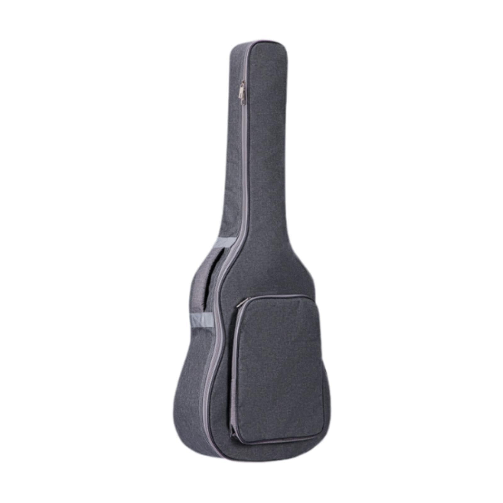 Custodia per chitarra acustica con tela e,grigio,107x45x13cm | resistente con eccezionale portabilità per tutti i giorni. Custodia elettrica da 41 pollici.