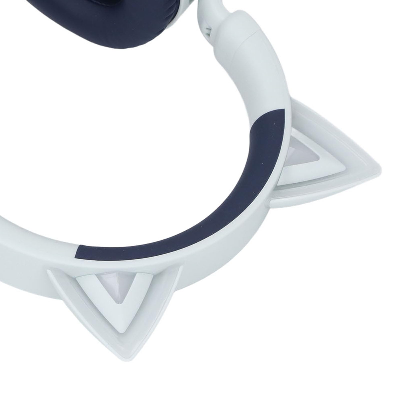 Luocute Cat Ohr -Wireless -Kopfhörer, LED -Licht und 3,5 -mm -Aux -Kabelklappkabel -Musikspiel -Headset, Mikrofon -Lautstärkesteuerung, Schnelles Laden, Geeignet für Schulreiseflugzeuge (Blue)