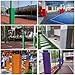 LZMZMQ All Wrap Around Square Pole Pad 183cm High, Strong Hook and Loop Safety Pole Pads for Playground Kids, Waterproof Column Covers for Basement Garage Gym(Grey,L25 x W25 x H183cm)