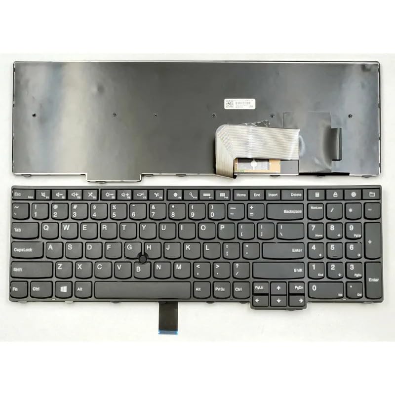 Clavier ThinkPad W540 W541 W550 W550s portable sans pavé tactile de remplacement noir