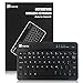 FINTIE 8-Inch Ultrathin Wireless Bluetooth Keyboard Compatible with iPad Samsung Tablet, iPhone Smartphone, iOS, Android Tablets Phone, Black
