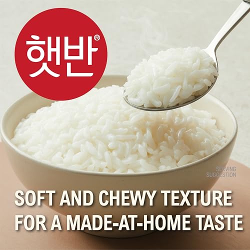 CJ Rice Cooked White Hetbahn, Gluten-Free & Vegan, Instant & Microwaveable, 7.4 Oz, 12 Count - Image 4