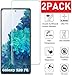 KIOMY Clear case for Samsung Galaxy S20 FE 5G with 2 Packs Tempered Glass Screen Protector Hybrid Hard PC Back with Soft TPU Shockproof Bumper Protection Cover