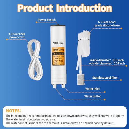 Portable Food Grade USB Electric Auto Siphon Self Priming Pump for Home Brew Beer,Wine, Beverages and Kombucha,Rechargeable Beer Transfer Pump Kit bottling 2L/min No Mess Leak - Image 6