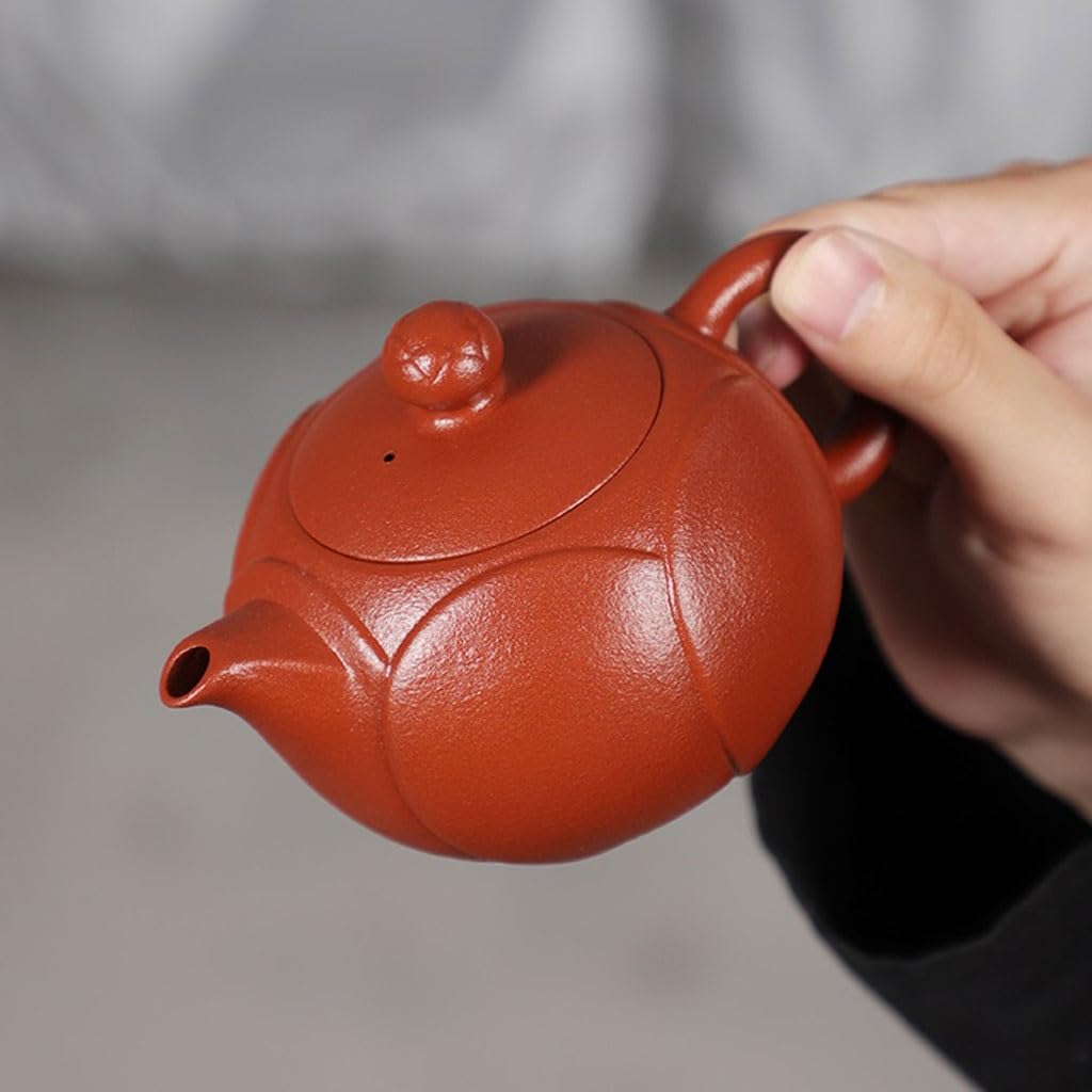 Ceramiczny czajniczek kreatywny dekoracyjny lotos fioletowy piasek czajniczek zestaw do herbaty ręcznie robiony herbata kwiat czajniczek Kung Fu zestaw do herbaty dzbanek do herbaty ceramiczny