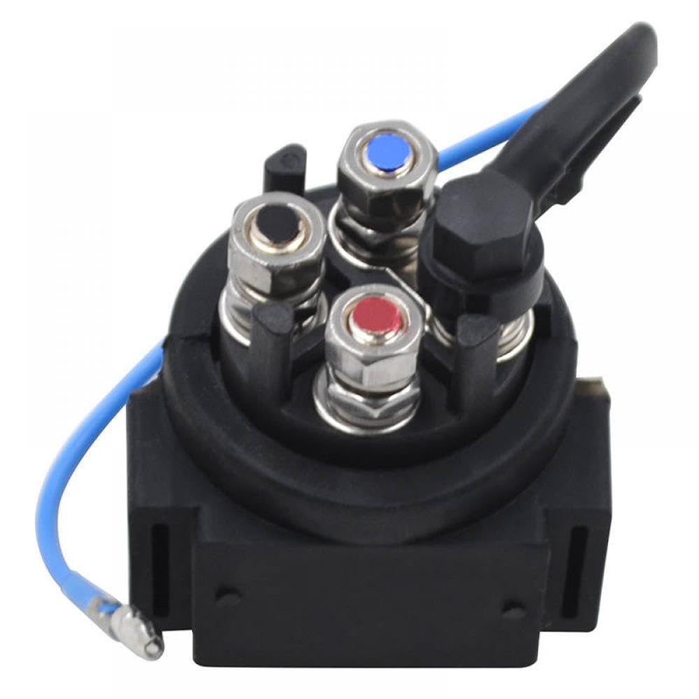 Relè Elettromagnetico Di Avviamento Per Verricello 12V Compatibile Con Tilt Motors F75TLR F80TJR F80TLR F80TXR F100TXR F100TLR Abbina 570188