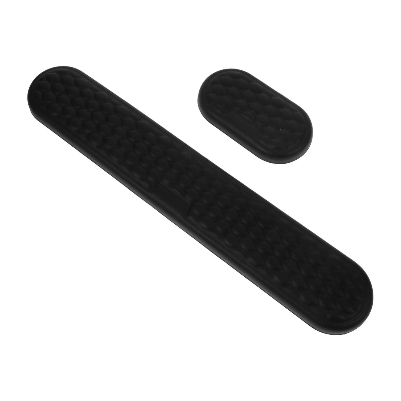 DOITOOL 1 Set Ergonomico Poggiapolsi per Tastiera Mouse in Silicone Antiscivolo Comfort per Ufficio Cuscinetto in Memory Foam per Digitazione