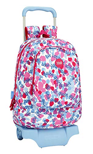 Vicky Martin Berrocal "Be" Oficial Mochila Juvenil, Modelo 572 con Carro Safta 905, 330x460x175 mm Cover