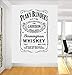 PMSMT Whisky Pub Wandaufkleber Whisky Bar Dekor Vinyl Aufkleber für Esszimmer Dekoration z130