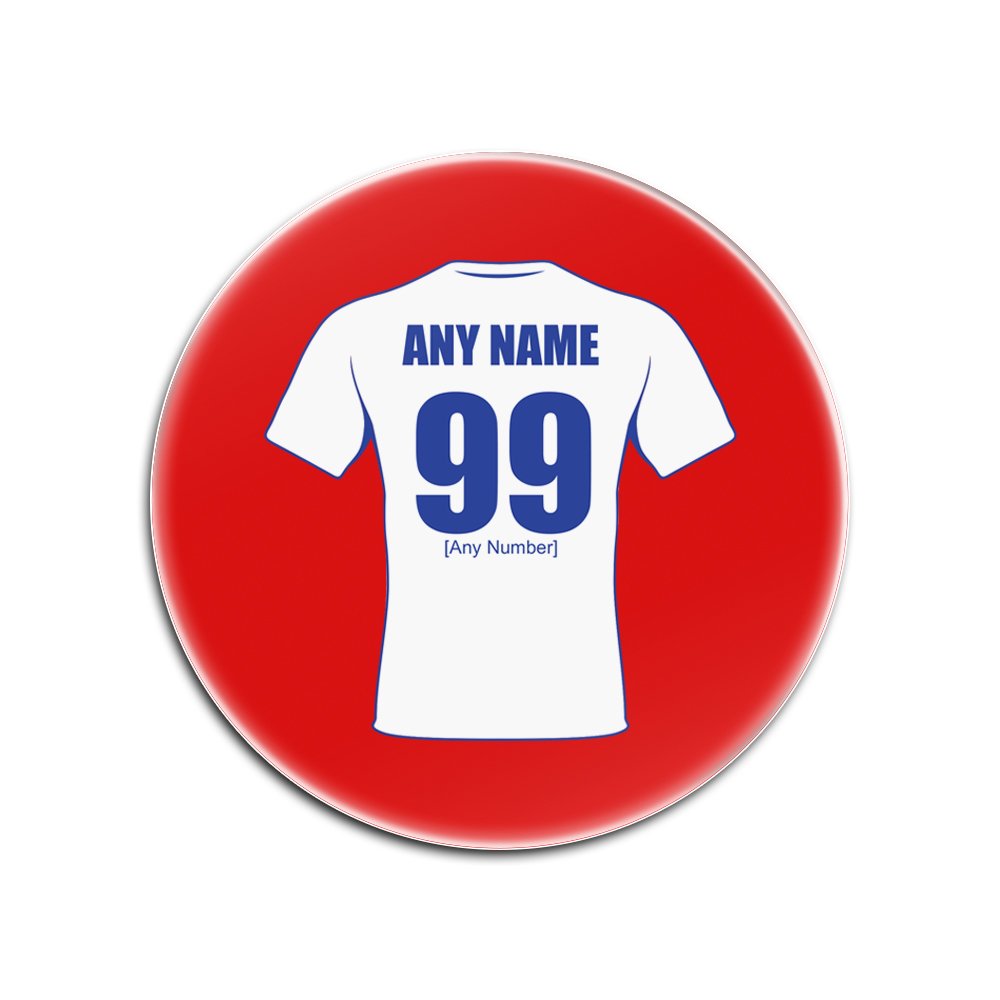 Dessous de verre bois Workington Town ligue rugby personnalisés Worky