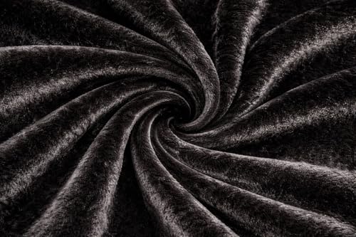 Tissu fausse fourrure d'ours Bruno sans perte de poil coupon 1m