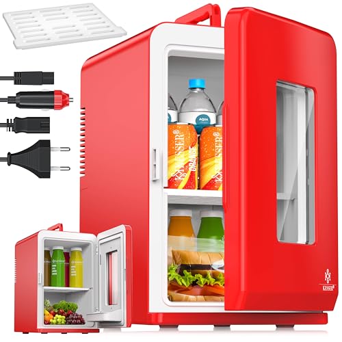 KESSER® Mini réfrigérateur 2 en 1 | Glacière | Capacité de 15 litres avec Fonction de...