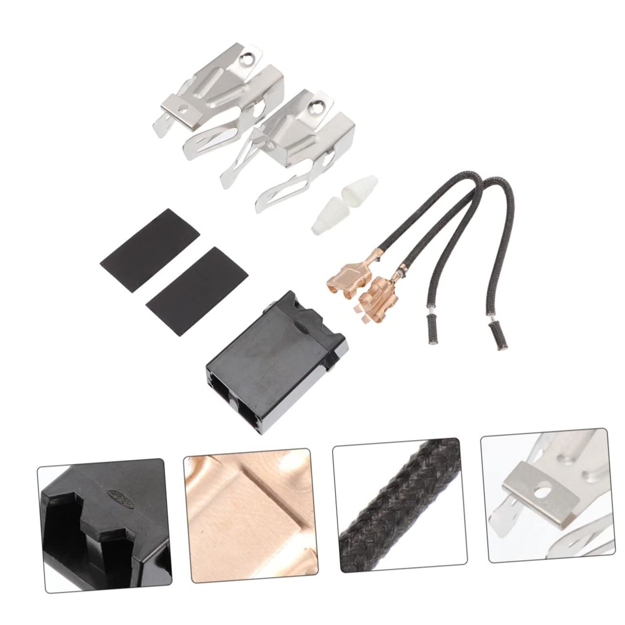 Housoutil 6sets Kit Ricambio Per Bruciatore Per e Piano Facile Installare e Compatibile Bruciatori Gas e Elettrici