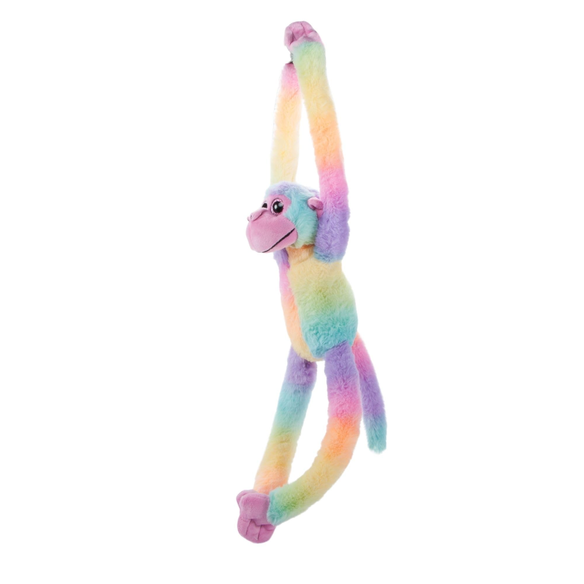 Amazon.com: The Petting Zoo, Colorful Hanging Monkey Stuffed