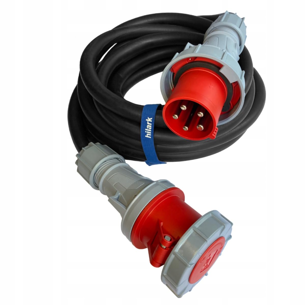 Hilark Cable Tech Przejściówka siłowa IP67, adapter 125A 5P na 63A 5P 2M