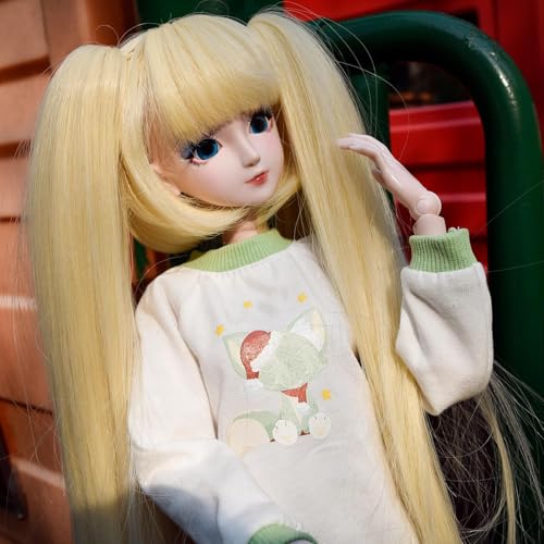 Muñeca articulada 1/3 BJD 56 cm plástico blanca miniatura 6