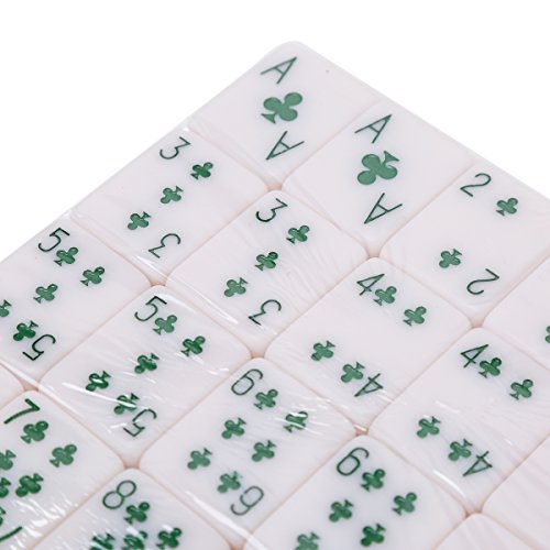 Mahjong Tiles Poker Rummy Juego de Mesa 120 Fichas miniatura 4
