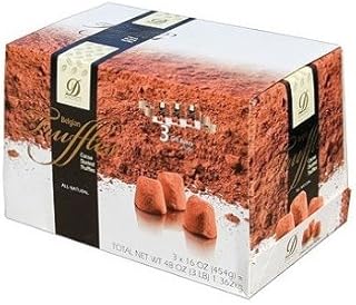 Cocoa Dusted Belgian Dark Chocolate Truffles 48 oz - Makes a Great Valentine Gift. Valentine's Day is Coming.