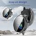 Kimiyaki 2 Pack for Garmin vivoactive 6 Screen Protector Case [Full Coverage], Hard PC Bumper All-Around Protective Accessories for Garmin vivoactive 6 Built-in 9H Tempered Glass Film