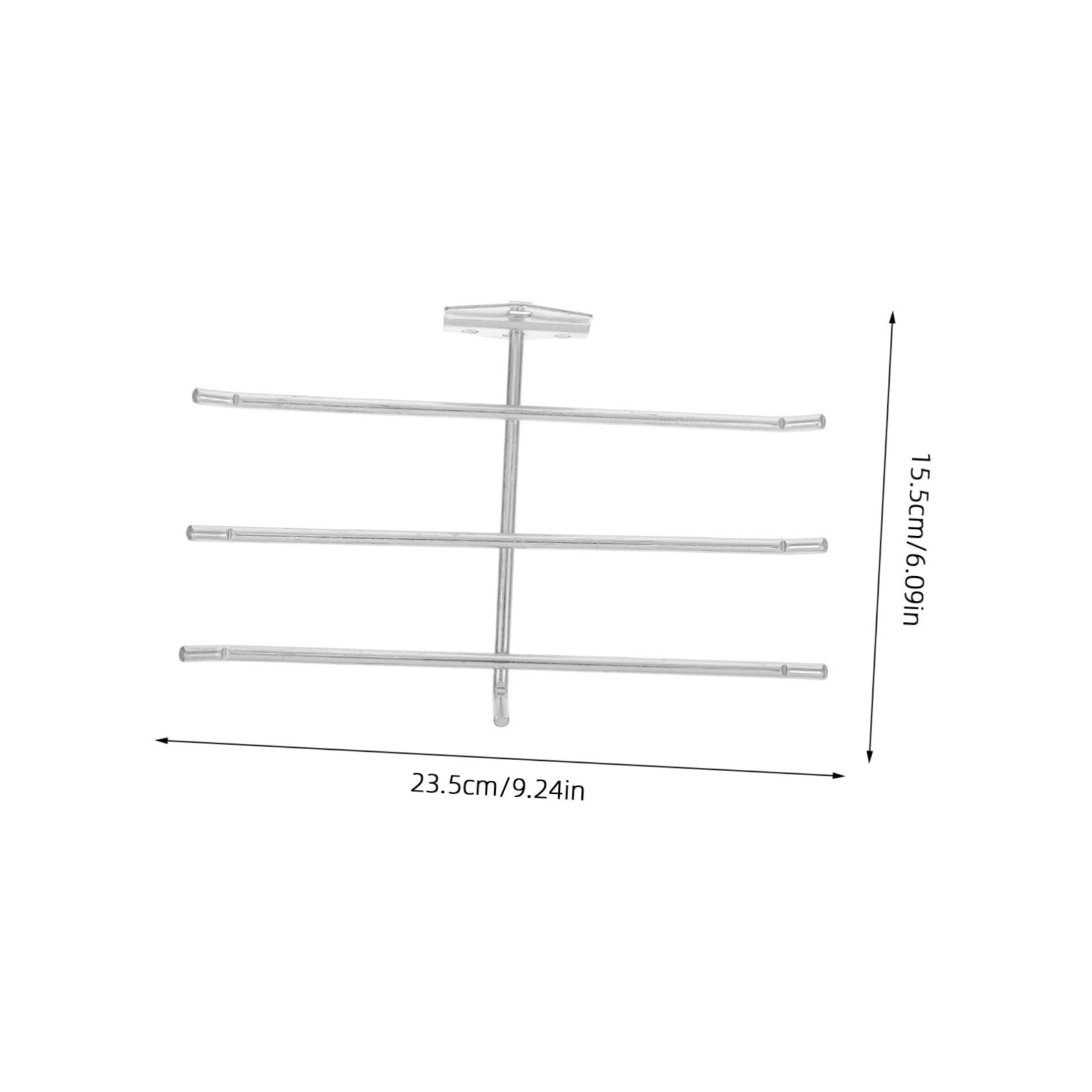 Gatuida Heavy Duty Tool Rack Hooks 6 Arms Pegboard Hooks Metal Ladder Garage Storage Organizer
