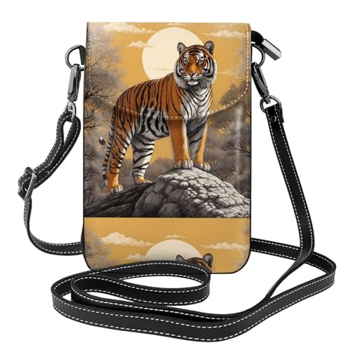 Petit sac à main pour téléphone portable protégeant votre écran en cuir