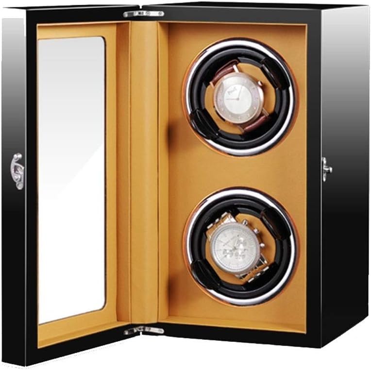 Remontoir montre automatique double coffret cadeau en bois