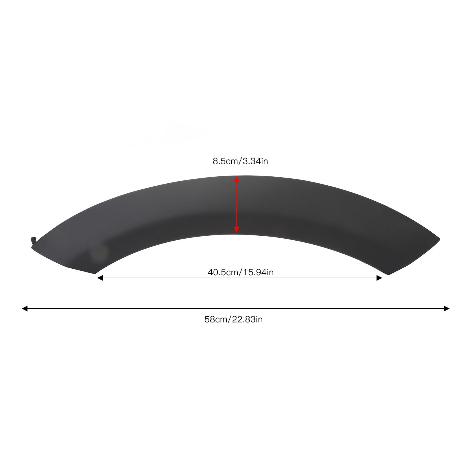 Rivestimento Passaruota per Cooper R50 R53 R52, Parafanghi Sopracciglio Ruota Laterale, Sostituzione Rivestimento Rivestimento Arco Parafango Superiore (Anteriore Sinistro