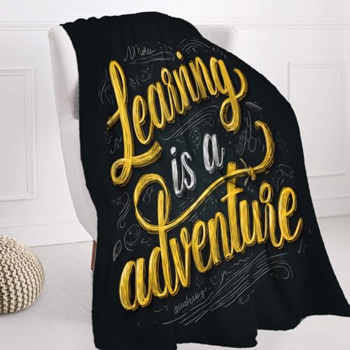 BaoNews Expand Knowledge Seek Wisdom Soft Throw Blanket, Discover Truths