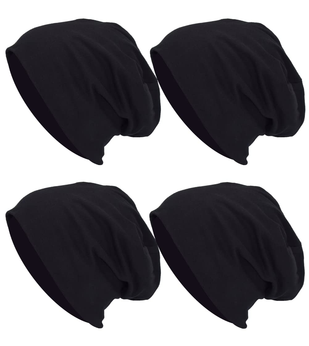 SupeniuCotton Beanie Hats Lightweight Skull Caps Soft Slouchy Cap Chemo Beanies Running JerseyHat for Men and Women